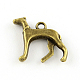Tibetan Style Alloy Puppy Pendants(X-TIBEP-S293-003AB-LF)-1