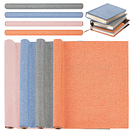 DIY Polyester Fabrics, with Faux Suede Fabrics, for Book Binding, Mixed Color(DIY-OC0012-02B)