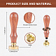 Brass Sealing Wax Stamp Head(AJEW-WH0208-907)-2