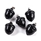 pendentifs obsidienne naturelles(G-Q172-08P-02)-1