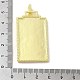 Pendentif en laiton avec micro pavé de zircones cubiques et émail(KK-H458-02G-L01)-3
