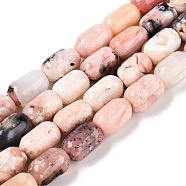 Natural Pink Opal Beads Strands, Column, 9~9.5x6mm, Hole: 0.9~1mm, about 42~43pcs/strand, 15.24~15.8''(38.7~39.5cm)(G-G980-32)