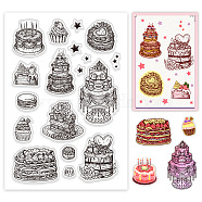 Custom PVC Plastic Clear Stamps, for DIY Scrapbooking, Photo Album Decorative, Cards Making, Food, 160x110x3mm(DIY-WH0448-0423)