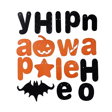 бумажные флажки на тему хэллоуина(AJEW-P105-01)-2