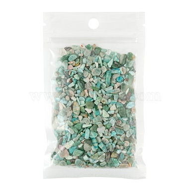 Natural Amazonite Chip Beads(G-FS0001-16)-7