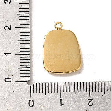 304 pendentifs en forme de coquille pavée en acier inoxydable(STAS-L022-246G)-3