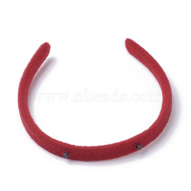 Accessoires pour cheveux accessoires de bande de cheveux en plastique uni(OHAR-S195-04B)-2
