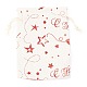 Christmas Theme Cotton Fabric Cloth Bag(ABAG-H104-B09)-3