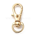 Alloy Swivel Lobster Claw Clasps, Long-Lasting Plated, Light Gold, 31x12x5mm, Hole: 9x7mm(X-FIND-H006-05LG)