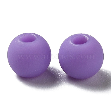 Frosted Opaque Acrylic Beads(OACR-P019-01A-04)-2