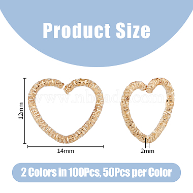100Pcs 2 Colors Iron Jump Rings(IFIN-DC0001-05)-2