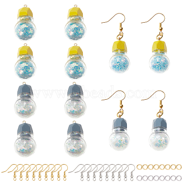 Mixed Color Resin Earrings