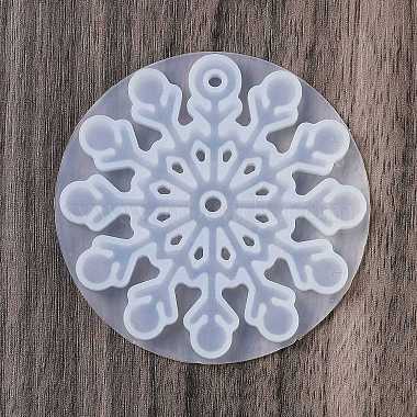 Christmas Snowflake DIY Silicone Pendant Molds(DIY-A054-01E)-4