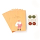 Рождественские тематические прямоугольные бумажные складные сумки(CARB-L008-04A)-1