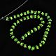 Glow in the Dark Luminous Style Handmade Silver Foil Glass Round Beads(FOIL-I006-8mm-03)-3