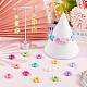 100Pcs Opaque Acrylic Bead Frame(TACR-FP0001-03)-2