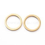 PVD Vacuum Plating 304 Stainless Steel Linking Rings for Jewelry Making, Long-Lasting Plated, Manual Polishing, Ring, Golden, 13x1.5mm, Inner Diameter: 11mm(X-STAS-G215-26-G02)