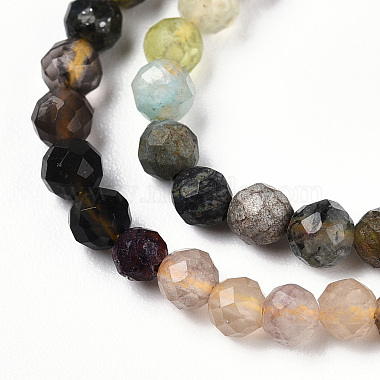 Natural & Synthetic Mixed Gemstone Beads Strands(G-D080-A01-02-28)-3