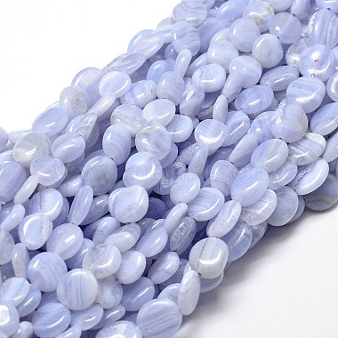9mm Nuggets Blue Lace Agate Beads