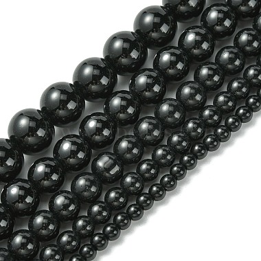 Gefärbten Glasperlen runde Perlen-Stränge(HY-X0001-05)-4
