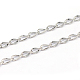 304 Stainless Steel Curb Chains(CHS-L001-56-0.5mm)-1