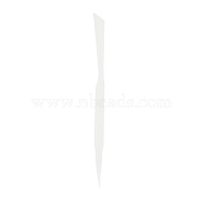 Silicone Stirring Rods, for Cake Making, White, 118x7.5x4mm(DIY-U005-01A)