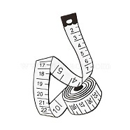 Fun and Creative Tape Measure Pin for Fashionable Clothing Accessories(ST2395647)