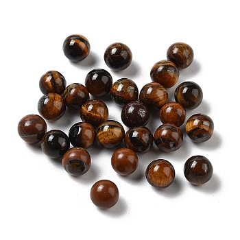 Natural Tiger Eye Sphere Beads, Round Bead, No Hole, 6~6.5mm