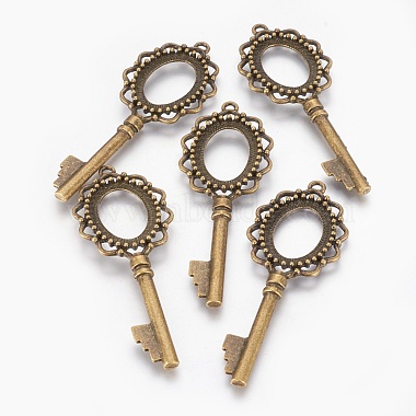 Antique Bronze Key Alloy Pendants