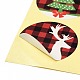 48Pcs Christmas Theme Round Dot Paper Picture Stickers for DIY Scrapbooking(STIC-E003-01)-4
