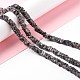 Natural Black Netstone Beads Strands(G-K326-05A)-2