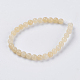 Natural Topaz Jade Beads Strands(G-G515-6mm-03A)-2
