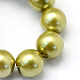 Baking Painted Pearlized Glass Pearl Round Bead Strands(X-HY-Q003-6mm-43)-3