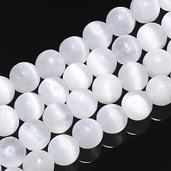 Natural Calcite Beads Strands, Round, 10mm, Hole: 1.2mm; about 41~42pcs/strand, 15.94''(40.5cm)(G-S366-027D)