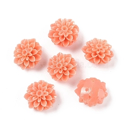 Synthetic Coral 3D Flower Rose Beads, Dyed, Coral, 15x8mm, Hole: 1.2mm(CORA-L046-C02)