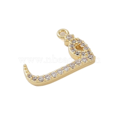 Rack Plating Brass Micro Pave Clear Cubic Zirconia Pendants(KK-A224-03F-G)-2