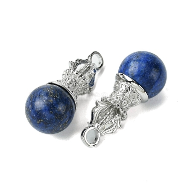 pendentifs en lapis-lazuli teints naturels(G-C114-04P-14)-2