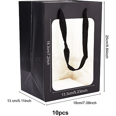 BENECREAT Kraft Paper Bags with Handle(AJEW-BC0001-55A-A)-2