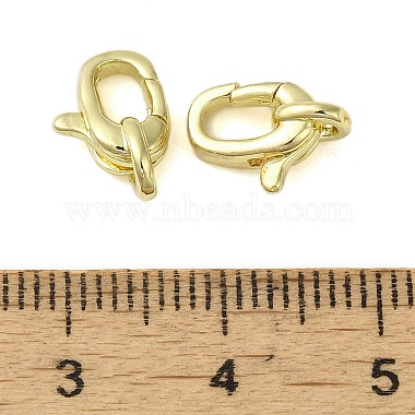 Brass Lobster Claw Clasps(KK-B089-29G)-3