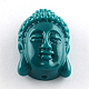 Покрашено головы Будды синтетическом коралловые бусы(CORA-R011-16G)-1