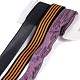 9Pcs 3 Styles Halloween Polyester & Polycotton Ribbons Sets(SRIB-A015-03A-05)-1