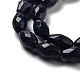 Synthetic Blue Goldstone Beads Strands(G-P520-C25-01)-4