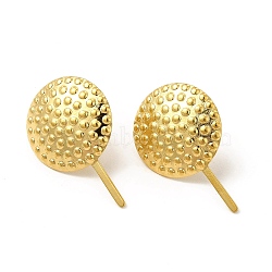 Ion Plating(IP) 304 Stainless Steel Lollipop Stud Earrings for Women, Real 18K Gold Plated, 27x17mm, Pin: 0.8mm(EJEW-I281-16G)
