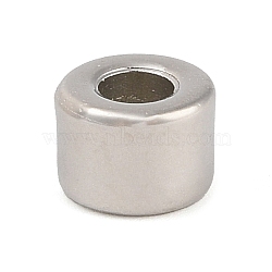 CCB Plastic Beads, Column, Platinum, 7x7x5mm, Hole: 3.5mm(FIND-U003-18A-P)