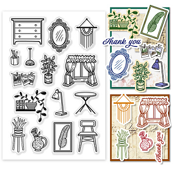 Custom PVC Plastic Clear Stamps, for DIY Scrapbooking, Photo Album Decorative, Cards Making, Furniture & Appliances, 160x110x3mm