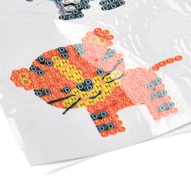 DIY Animal Theme Diamond Painting Stickers Kits For Kids(DIY-O016-14)-3