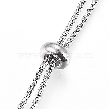 Adjustable 304 Stainless Steel Lariat Necklaces(NJEW-Z005-09P)-3