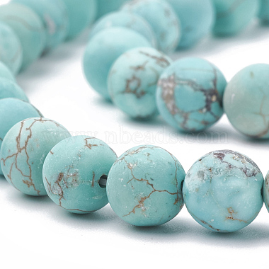 Natural Magnesite Beads Strands(G-T106-187-1)-2