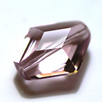K9 Glass, Imitation Austrian Crystal Beads, Grade AAA, Faceted, Bicone, Pink, 10x8x4.5mm, Hole: 0.9~1mm(SWAR-F076-8x10mm-03)