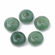 Natural Green Aventurine Beads, Rondelle, 14x8mm, Hole: 5mm(G-S330-26)